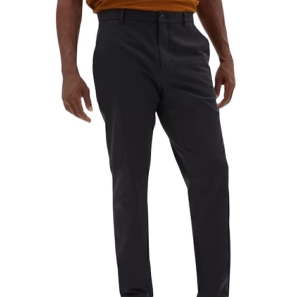 NEW Everlane Men Uniform Performance Chino Pant Slim Fit Black 32x28 - Picture 2 of 3